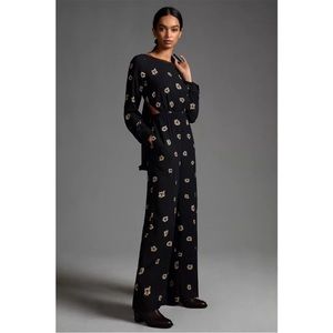 Anthropologie Farm Rio Cutout Jumpsuit nwt s